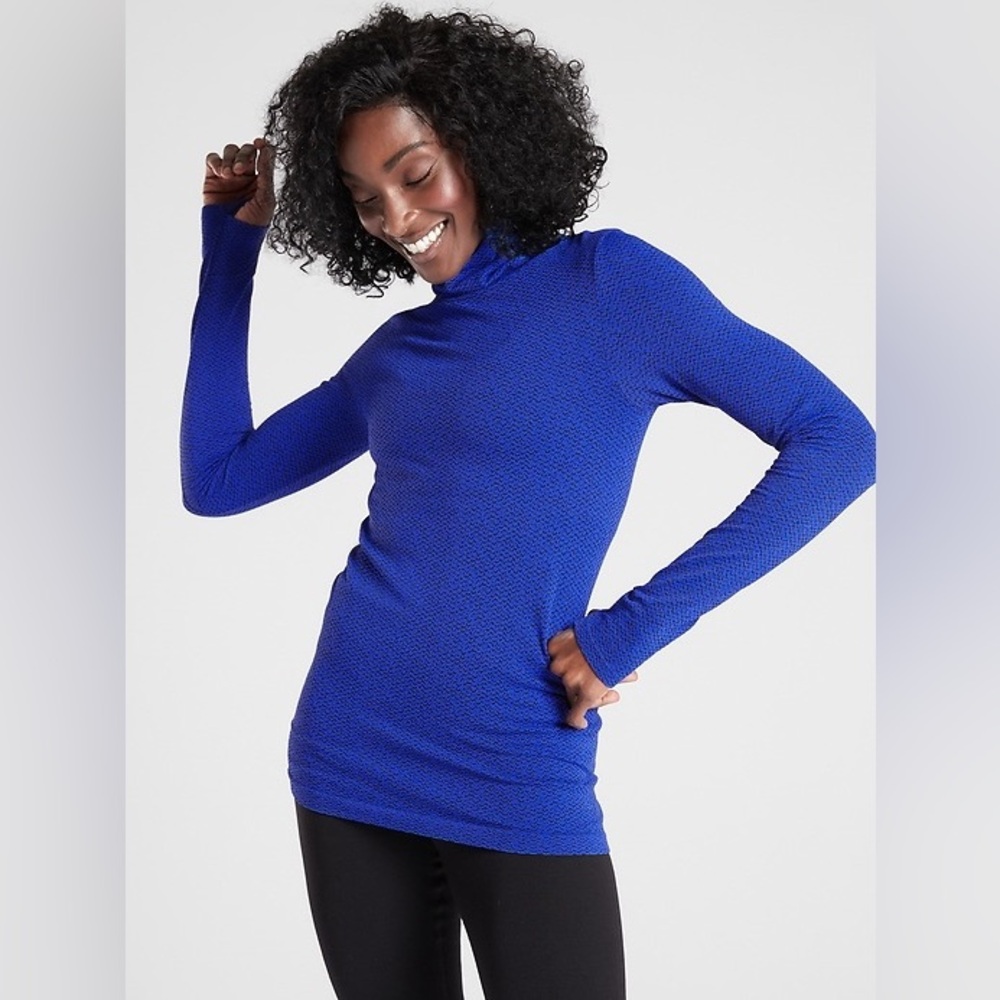 Athleta Flurry Peak Long Sleeve Turtleneck